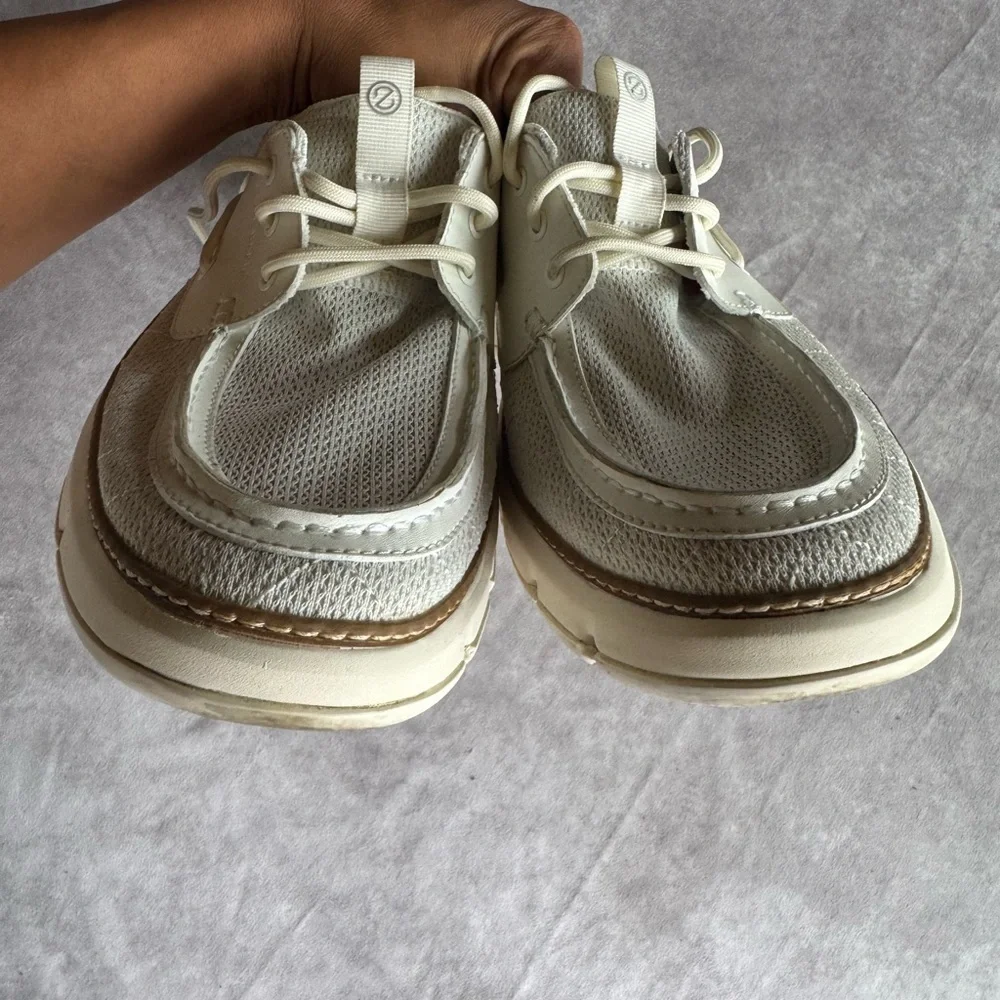 Cole Haan White Boat Shoes for Men